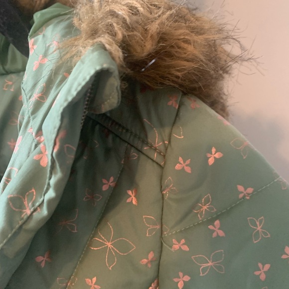 R 1881 by S. ROTHSCHILD green winter coat toddler size 3T - Picture 5 of 5